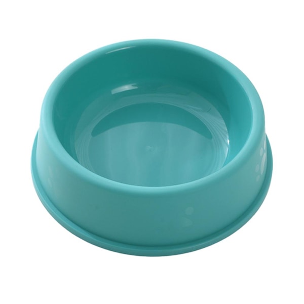 Hundskål med tassavtryck, halkfri, universell matskål för husdjur green 1pcs