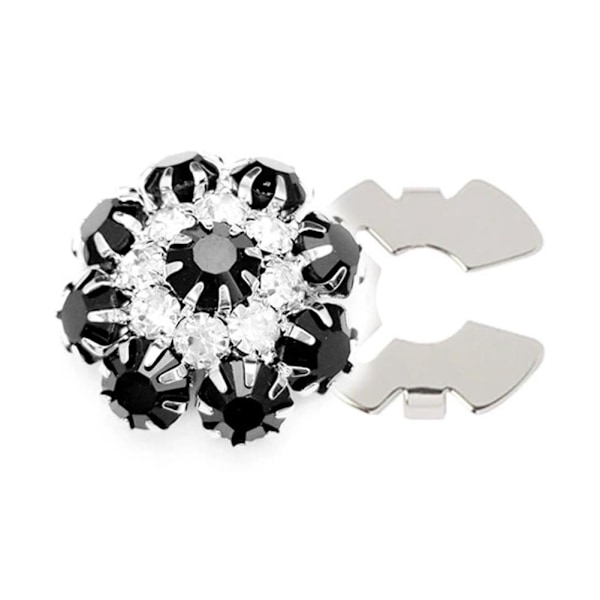Rhinestone Knappöverdrag, Kristallknappöverdrag för Skjortor, Deta Golden red 1pcs