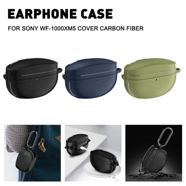 För Sony WF-1000XM5 Earbuds Case Cover 2023 HOT black one-size