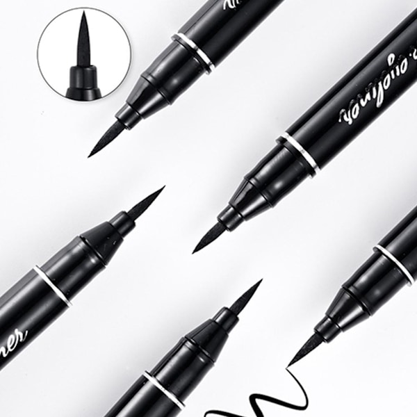 Flytande Eyeliner Penna Vattentät Och Svettsäker Långvarig Kladdfri Eyeliner X5P1