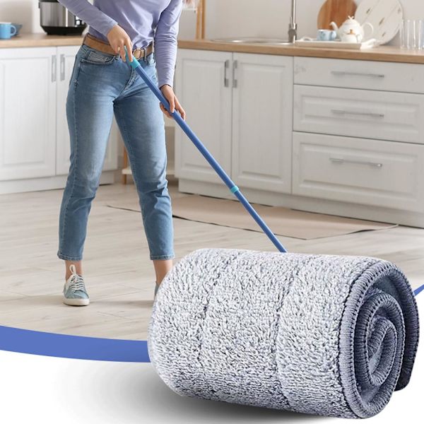 Ersättningsmopphuvud Mikrofiber Ersättningshuvud Golvrengöringsdukar D2C3 U2A6