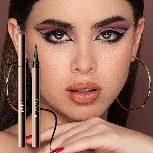 Svart Eyeliner Penna Vattentät Kladdfri Lämplig För Nybörjare Q0m7  02 # Brown 1ml