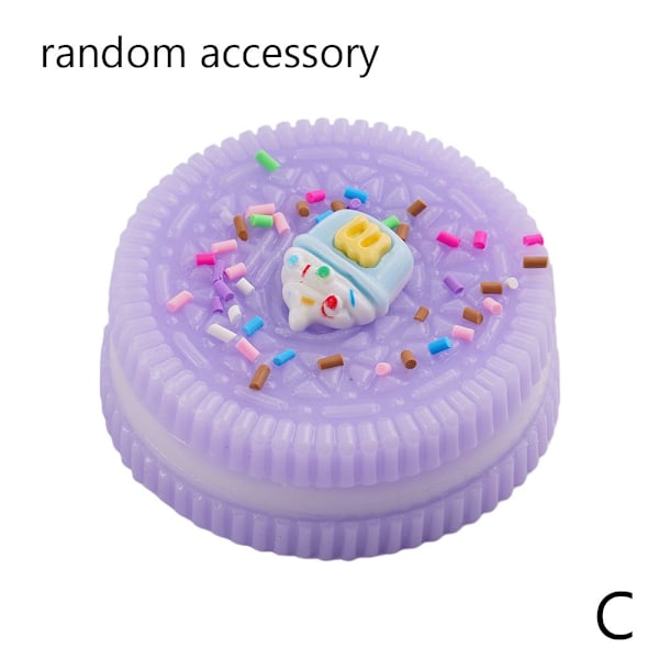 Simulering M Böna Sandwich Kex Kläm Leksak Dekompression Ve Black M 1pcs random