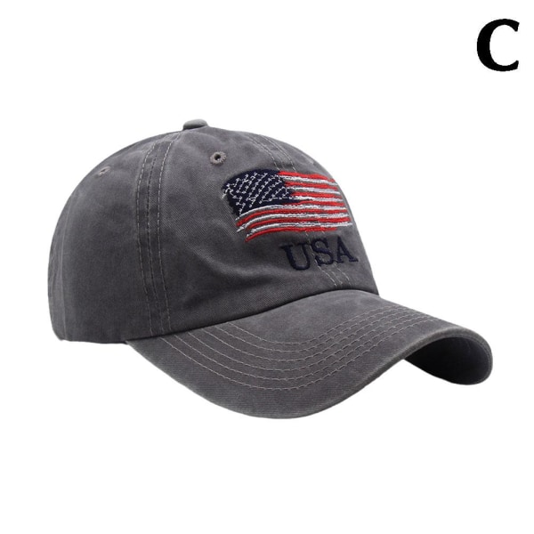 Baseballhattar för män American Flag Patch Andas Mesh Classi grey one-size