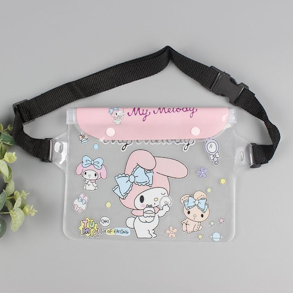 Vattentät Mobilväska för Utomhusbruk Stor Kapacitet Pekskärmskompatibel Pink Rabbit One size
