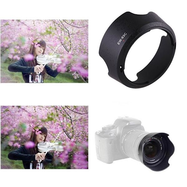EW-63C 700D Motljusskydd för 18-55 mm 1: IS 3,5-5,6 NYTT New O8 D7U3 R4O2