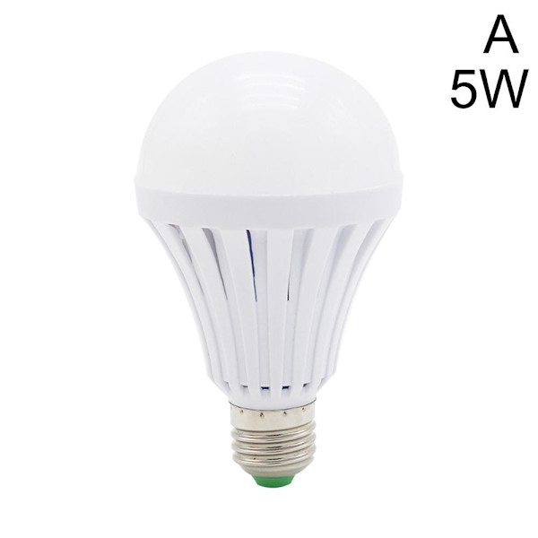 E27 Uppladdningsbar Nödlampa för Strömavbrott Batteribackup LED-lampor 15w one-size