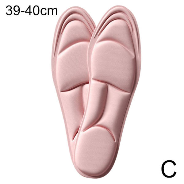 Work Boot Shoe Insoles Vandringstränare Innersulor Fotinlägg Su PINKE 43-44