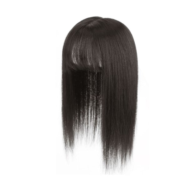 Peruk Piece's Head Återutgiven Air Bangs Sparsely Covered and Ultra-t Natural black 35cm