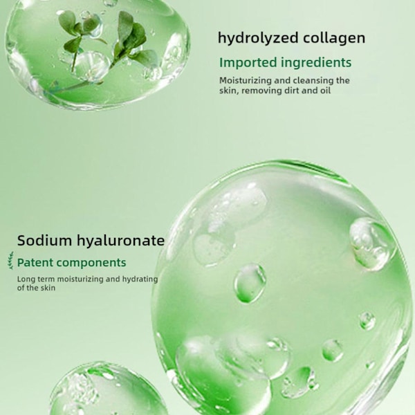 Avokado Bubbelmask Syra Hudrengöring Bubbel Ansiktsskummask