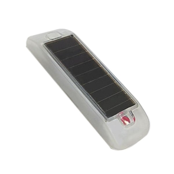 Solar Auto Car Alarm Led Light Flash Blinkande Säkerhetssystem Wa Black shell 5 colors one size