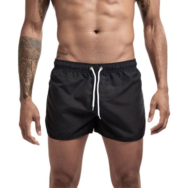 Badshorts för män Sommarbadkläder Man Baddräkt Surfbräda Man C black XL