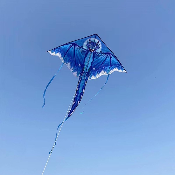 140 cm Tecknad Dinosaurie Drake med Linsnurra Flygande Barnleksak F4W7 100m line random color 1pcs