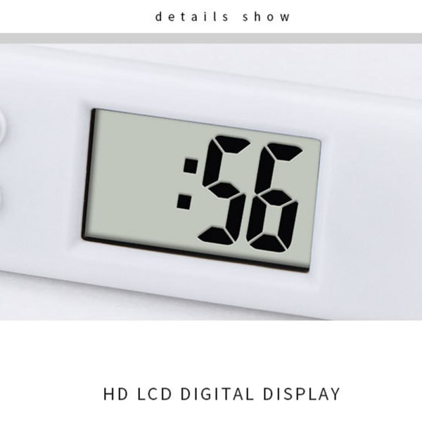 Silent ABS Digital Electronic Clock Student Exam Study Library P Black One-size