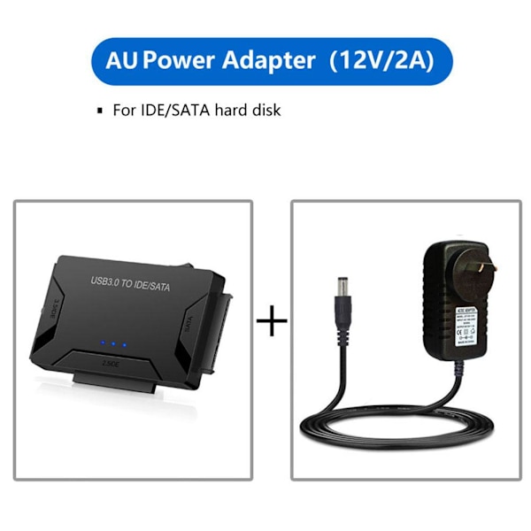 2023 Zilkee Ultra Recovery Converter USB 3.0 Sata HDD SSD Hard D EU One-size