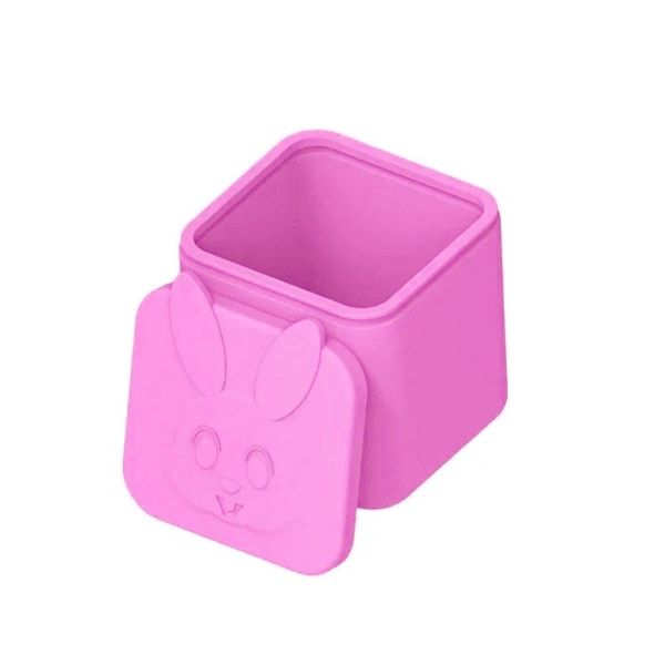 Silikon Lunchbox Såsbehållare med lock Kryddor Förvaring Bo purple onesize