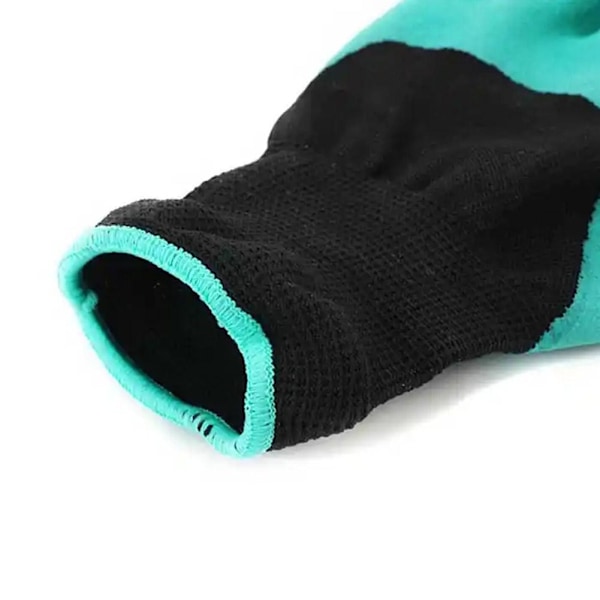 Trädgårdshandske med klor Skyddande fingertoppar Grävande latexhandske Trädgårdsarbete Grävhandskar Z2S5 green B eight claws