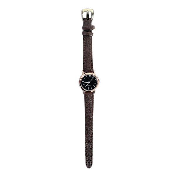 Koreansk watch Läderrem Casual Quartz Waterproof✨4 B One size