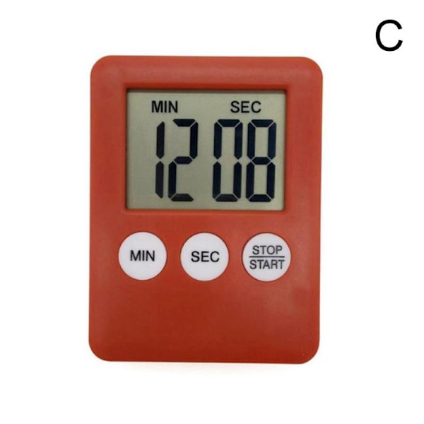 fvituve Digital Kök Timer, Magnetisk Kök Timer, C red 1pcs