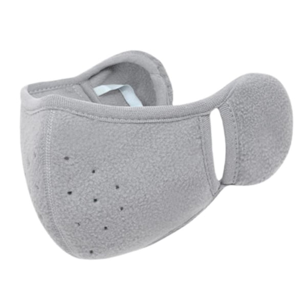 Ansiktsskydd med öronvärmare Vindtät Bandana Öronmuffar Varm Mask Vinter A7G3 Gray One size