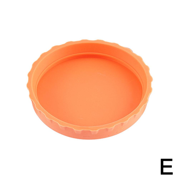 Silikontätningsskydd Silikon Spara Flerfärgad dryckesburk orange one-size
