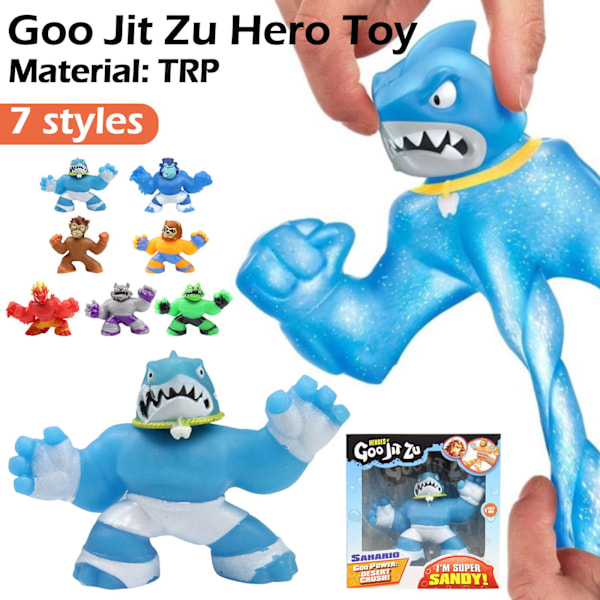 Goo Jit Zu Hero Toy TRP Barnspel Leksaker Dekomprimeringsleksaker G 13*10*4cm