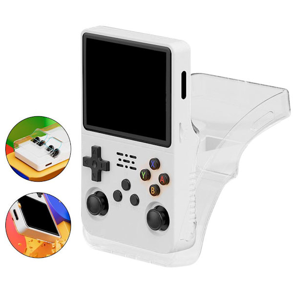Handhållet skyddsfodral Transparent skyddsfodral för handhållen spelkonsol