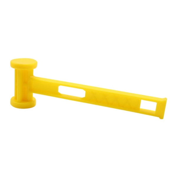 Outdoor Camping PE Plast Hammer Drag Nail Hammer Ultra Ligh yellow 1size