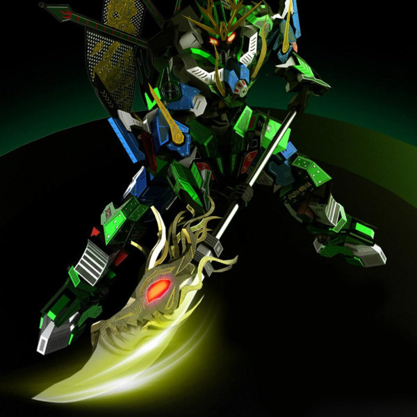 Mekanisk Soldier King 3D set green one