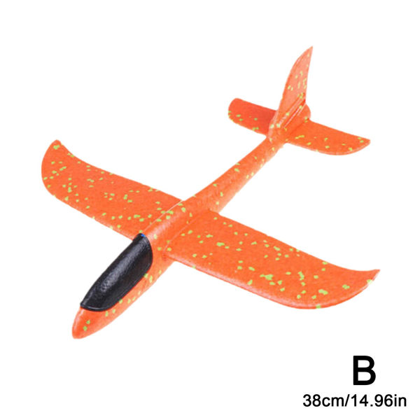 Plane Kids Gift Hand Kasta Flygplan Skum Fly EPP Foam Flygplan orange one-size