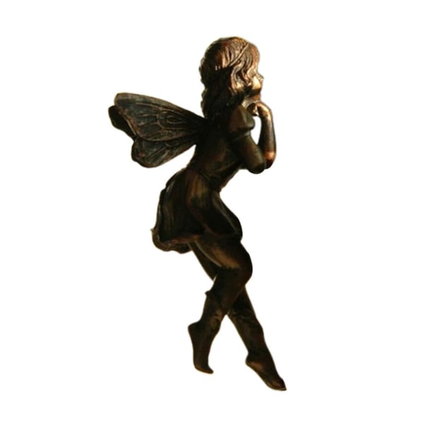 Trädgårdsprydnad Hängande Magisk Fairy Angel Heminredningsfigur BrassD D