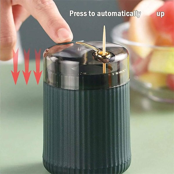 Tandpetarhållare Automatisk Tandpetare Dispensering Tandpetare Låda Lot O1 red 1pcs