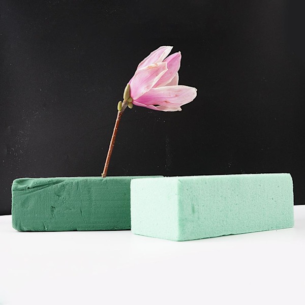 Artificiell torkad färsk blomma lera skumhållare tegelblock för fl Dried flower mud one-size