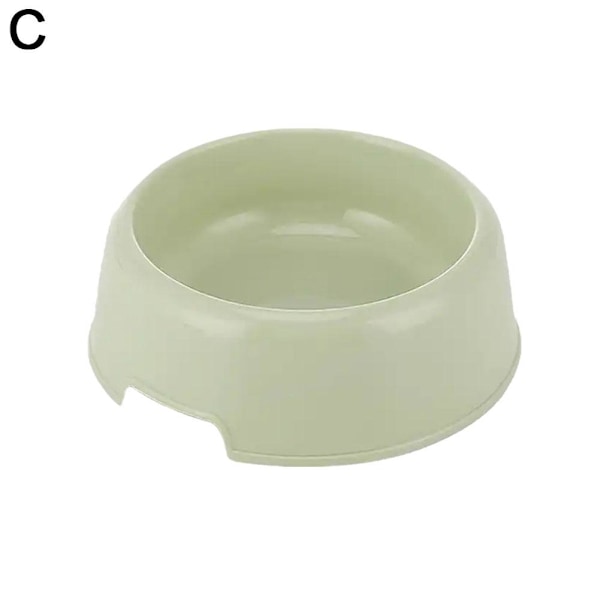 Skål för husdjur, hund och katt, resefotspår, matningsfoder, vatten, plast green one-size