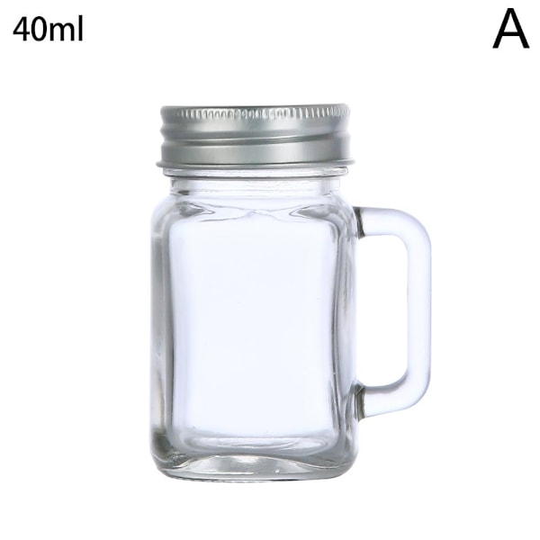 Liten förseglad burk med lock, ny transparentA 40ml