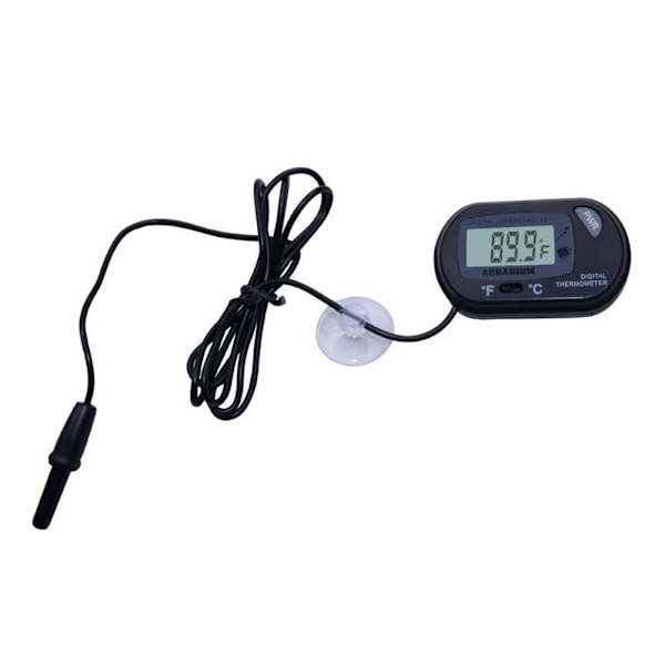 Digital LCD-skärmsensor Akvarietermometer Kabelansluten Fisk Temperaturmätare Temp C5 yellow One-size
