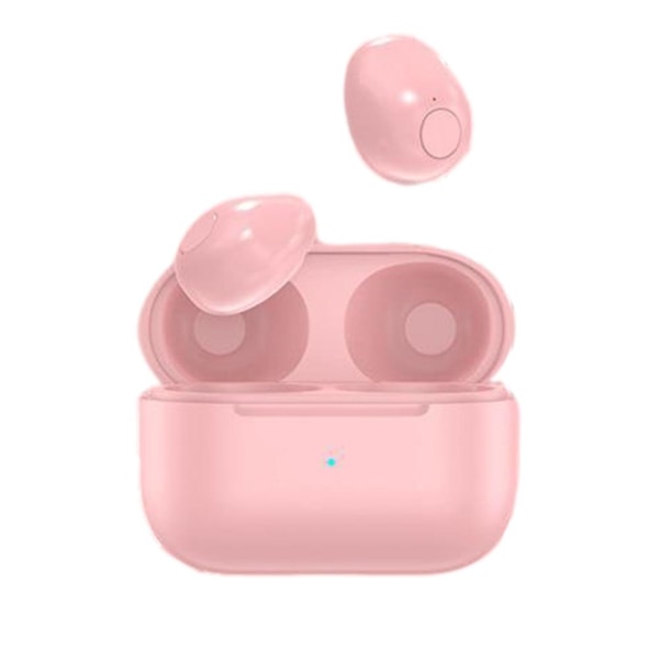 Mini Earbuds Invisible Sleep Headphone Bluetooth vattentät öron pink one-size