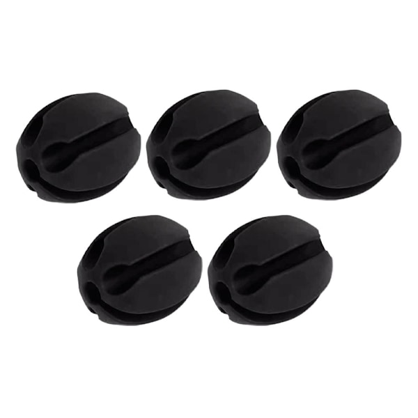 Spöhållare med kulspärr Spöskydd Förvaringsanordning Fiske Black 5pcs