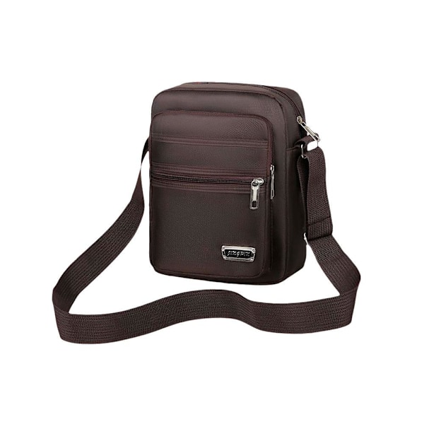 Axelremsväska messenger väska nylontyg α▲ δс ✨ш у✨ brown onesize