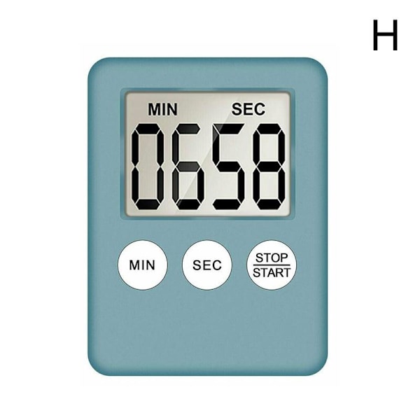 fvituve Digital Kök Timer, Magnetisk Kök Timer, C Light blue 1pcs