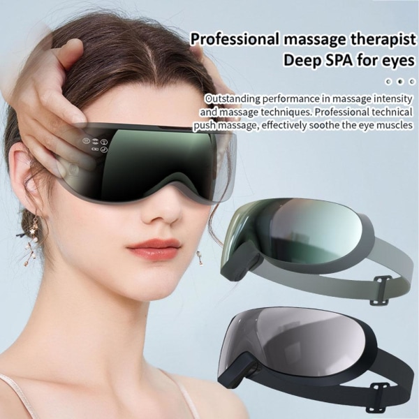 Smart Synlig Eye Massager Pulse Vibration Mask Dry Eye Dark Cir Green one size