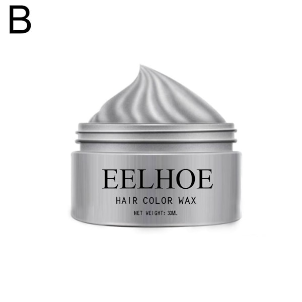 Lestosons Fashion DIY Tillfällig Hårfärg Vax D5P8 Gray 30ml