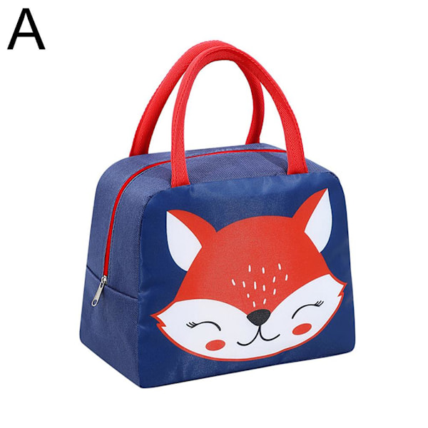 Lunchväska Handväska Lunchlåda Väskor, W1B7 E9F6 blue fox One size