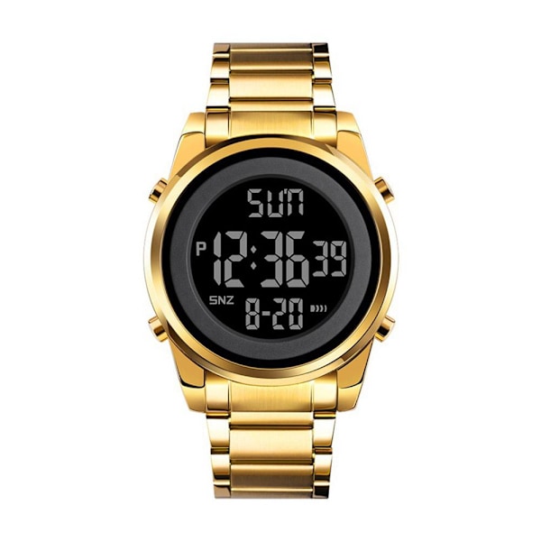 Skmei Simple Business Watch för män Multifunktionell stålremsa Wa Silver One size