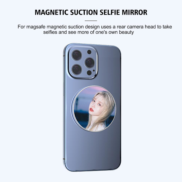 Magnetisk Smartphone Selfie Vlog Spegel För iPhone 15 12 14 Max 13 Pro D5U8