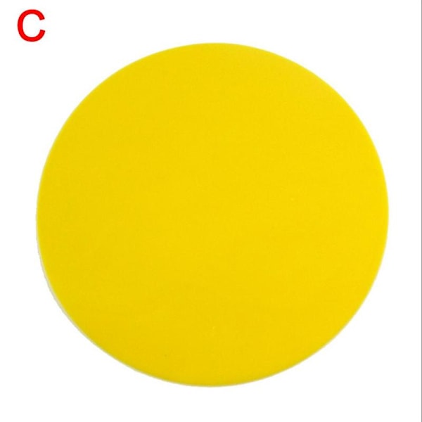 Burköppnare i gummi, halkfri burk och flasköppnare, greppöppnare, greppdyna yellow One-size