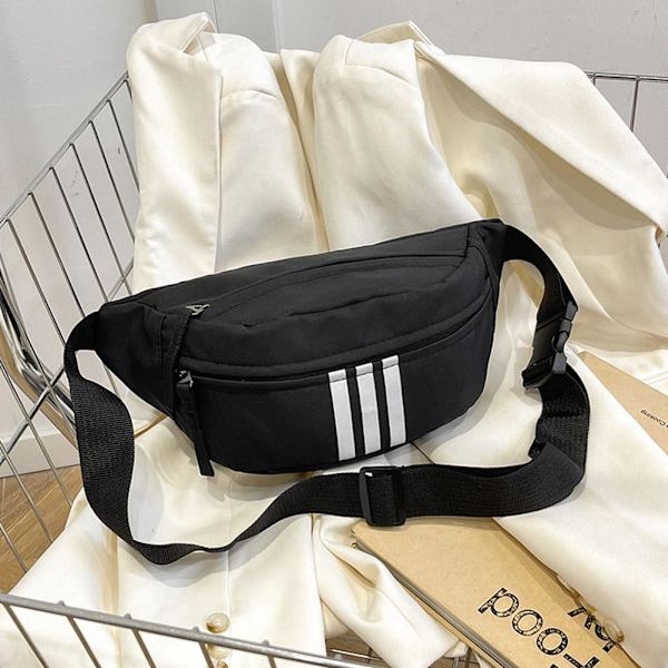 Ins Style Nischdesign Bröstväska Herr Messenger Bag Dam Midja Fritid Japanskt Märke J7R3 White One size