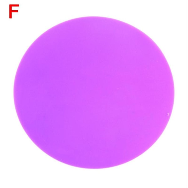 Burköppnare Gummi halkfri burk flaska lock greppöppnare pad grepp purple One-size