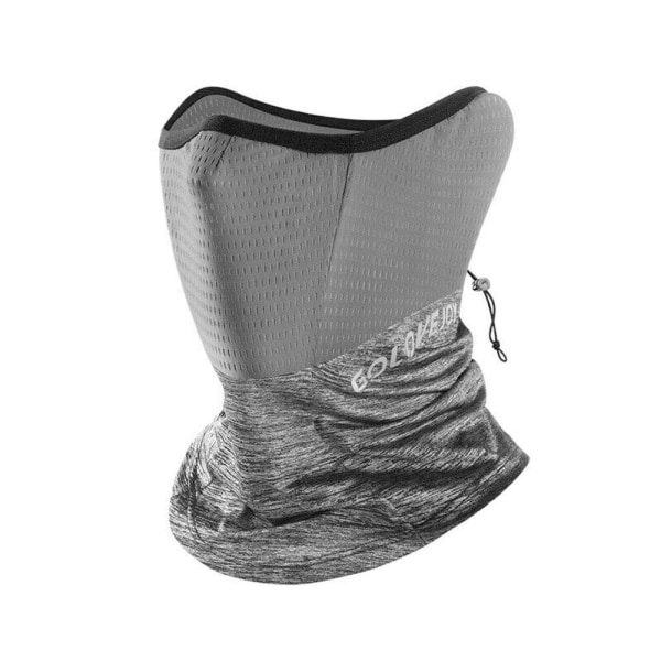 Sport Ansiktsmask Scarv Hals Gaiter Cover Tubes Bandana Cycli Dark gray One-size