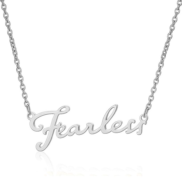 Inspirerat halsband Lover Reputation 1989 Fearless Red Speak Now G Fearless Silver